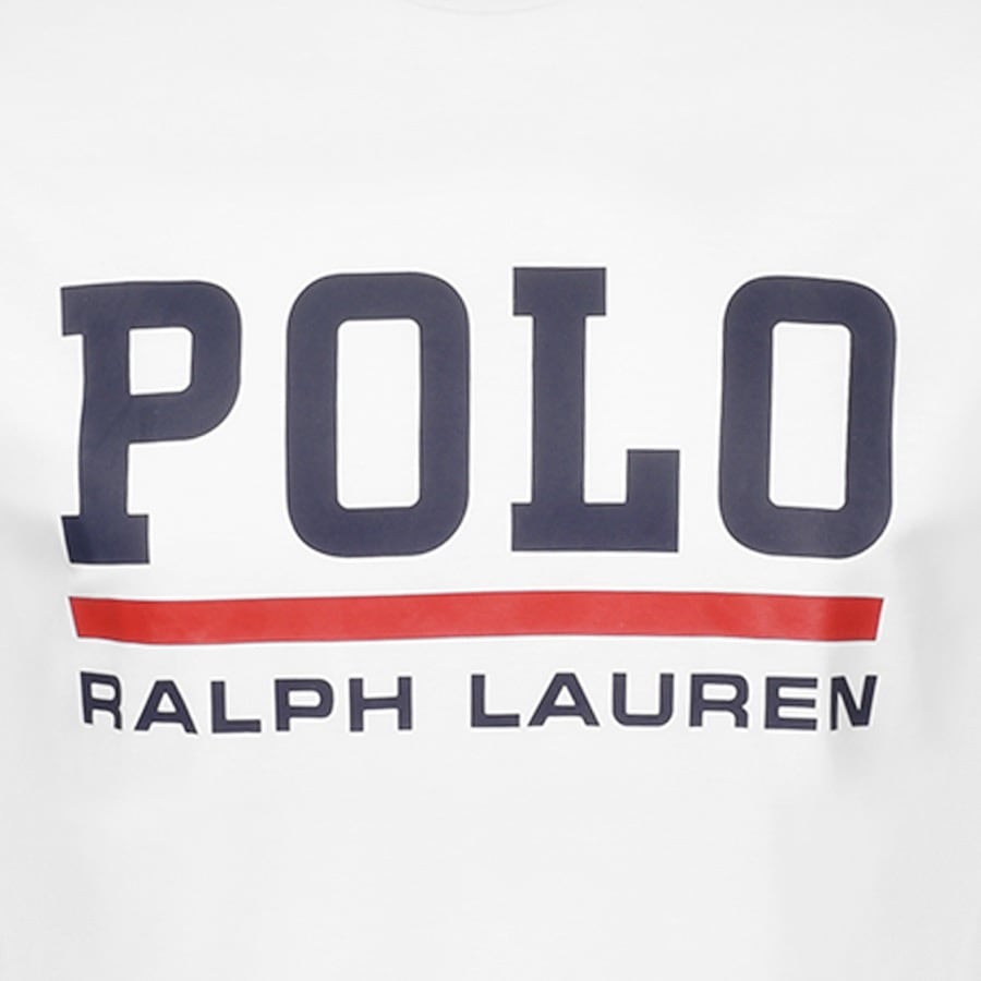 Alternative Image for ProductRalph Lauren Polo Crew Neck T Shirt White3